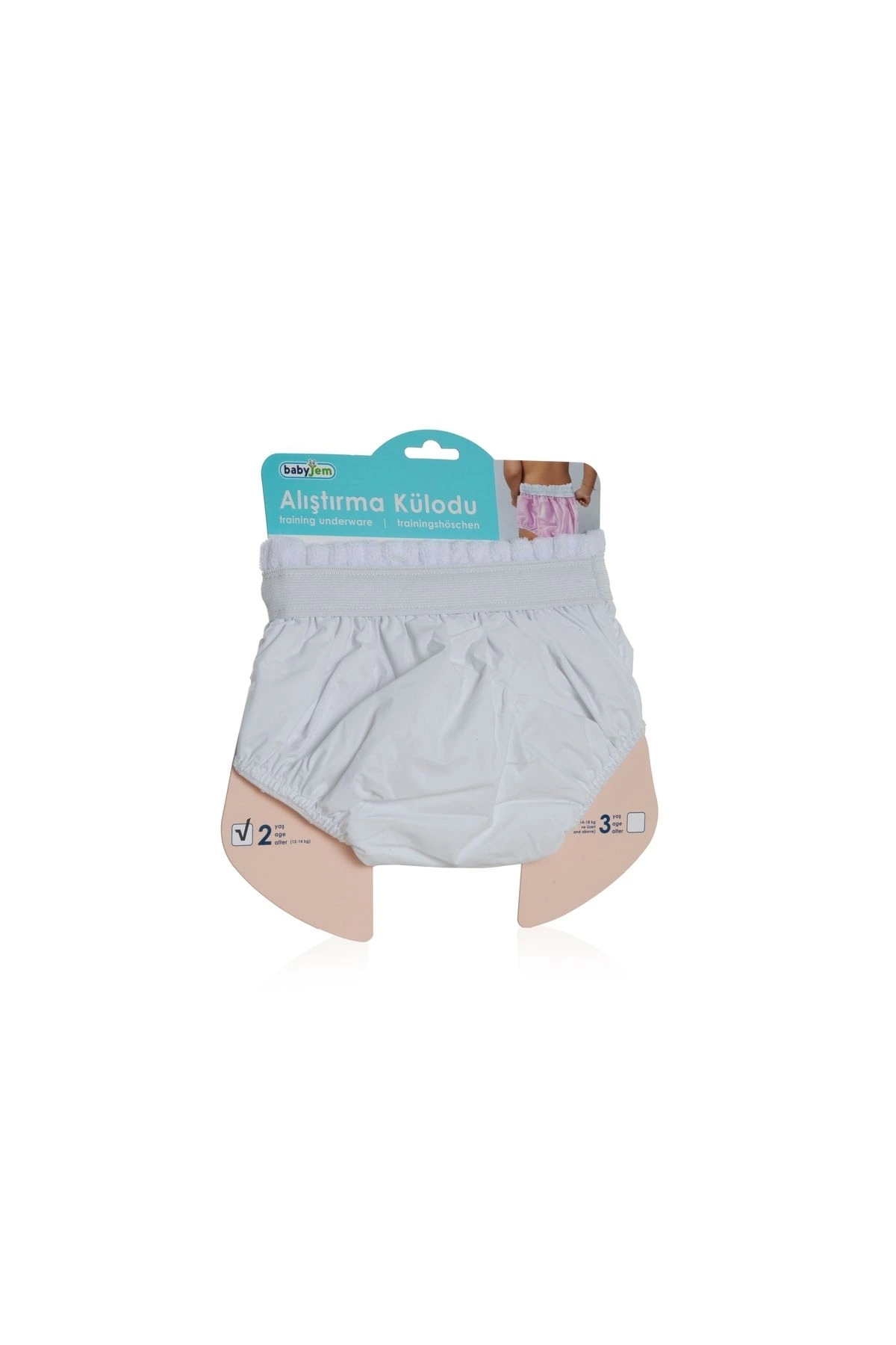 Babyjem Alıştırma Külodu 3 Yaş Beyaz fotoğrafı 6 (önizleme)