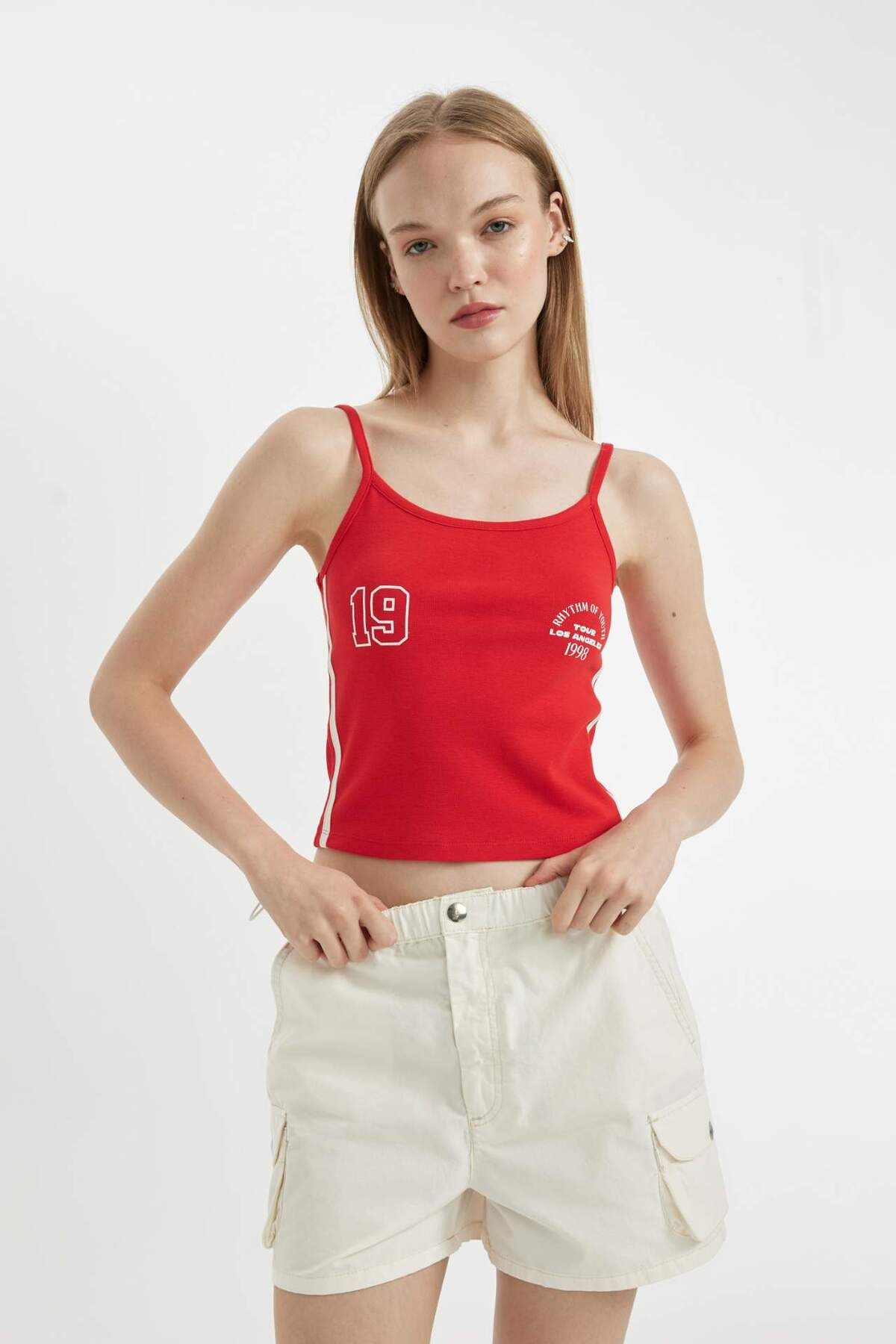 DeFacto-Ribana D4249AX24HS - Cooles, tailliertes Sport-Tanktop 3