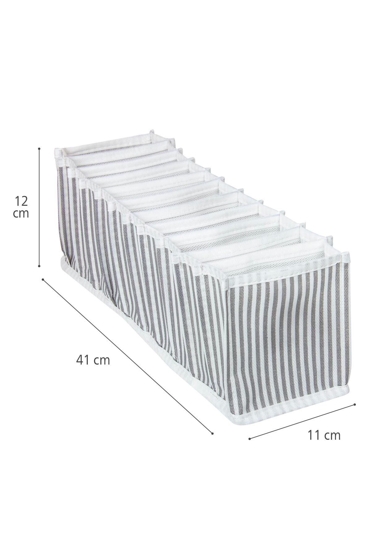 ALAS-Drawer Organizer Horizontal Organizer Small Striped Pattern 5