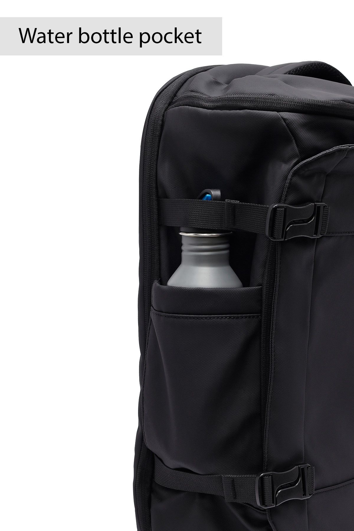 Derimod-D-Pack Men's Black Fabric Backpack 25Sbd30236F 7