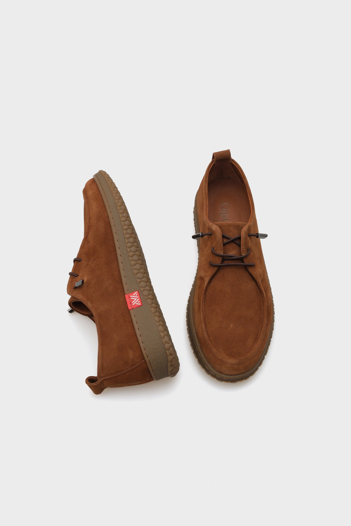 Capone Outfitters-Γυναικείο Loafer Carrol Suede Leather 4