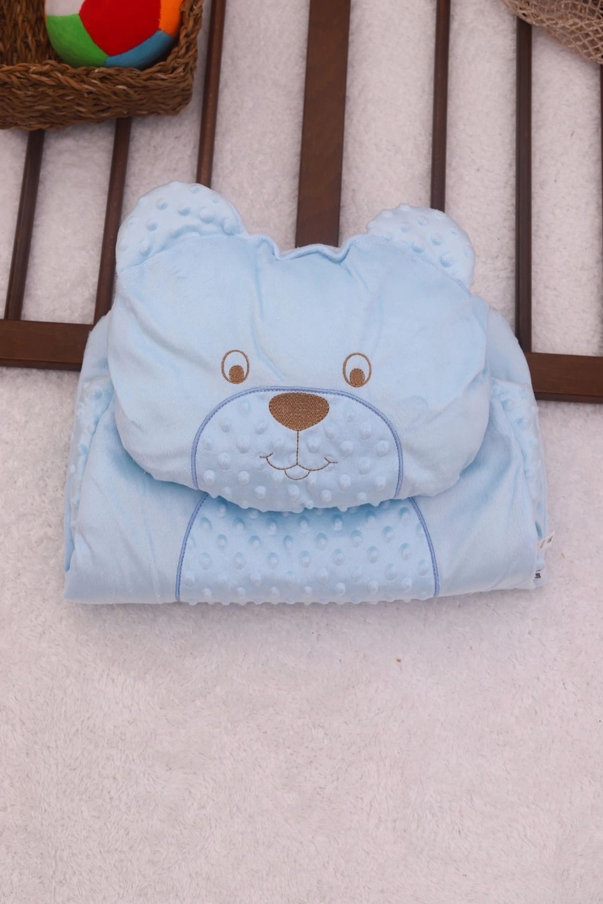 Buude Kids Ayıcık Nakışlı Yastıklı Bebek Alt Açma fotoğrafı 7 (önizleme)