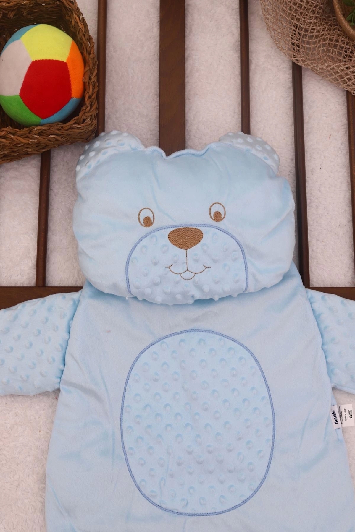 Buude Kids Ayıcık Nakışlı Yastıklı Bebek Alt Açma fotoğrafı 4 (önizleme)
