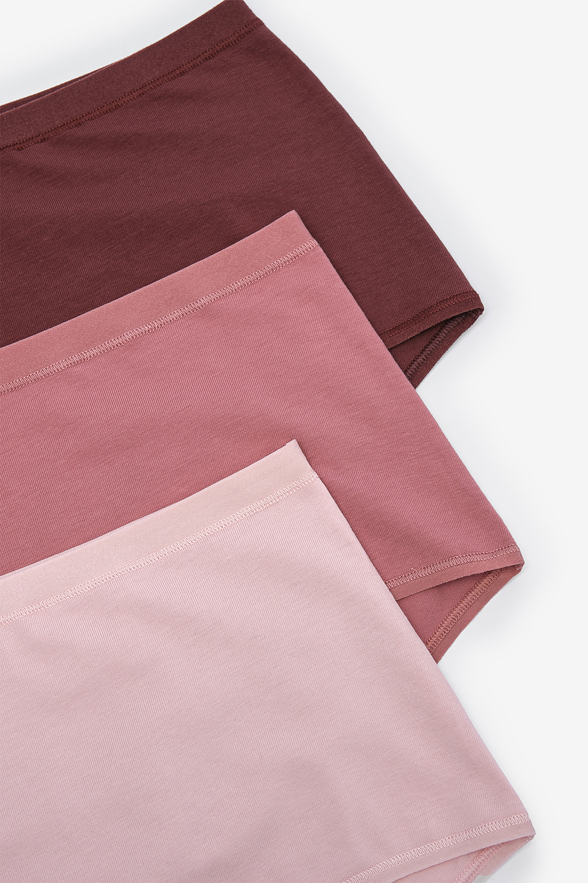 Penti-Majtki typu slip w odcieniach ziemi, 3-częściowe, wielokolorowe, z wysokim stanem 5