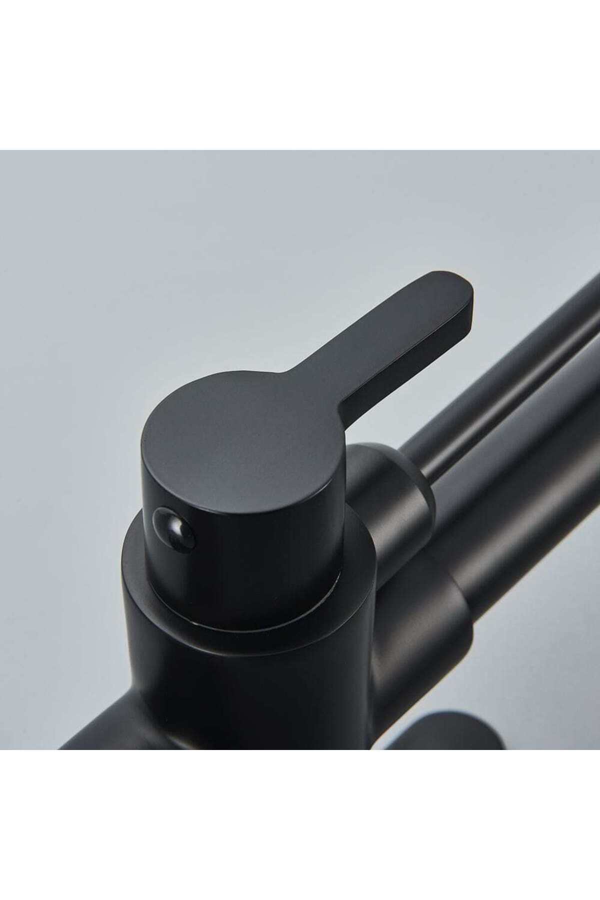 CasaVie-3-way kitchen faucet, matte black, with 2 flow functions and pull-out shower, code 1381 4