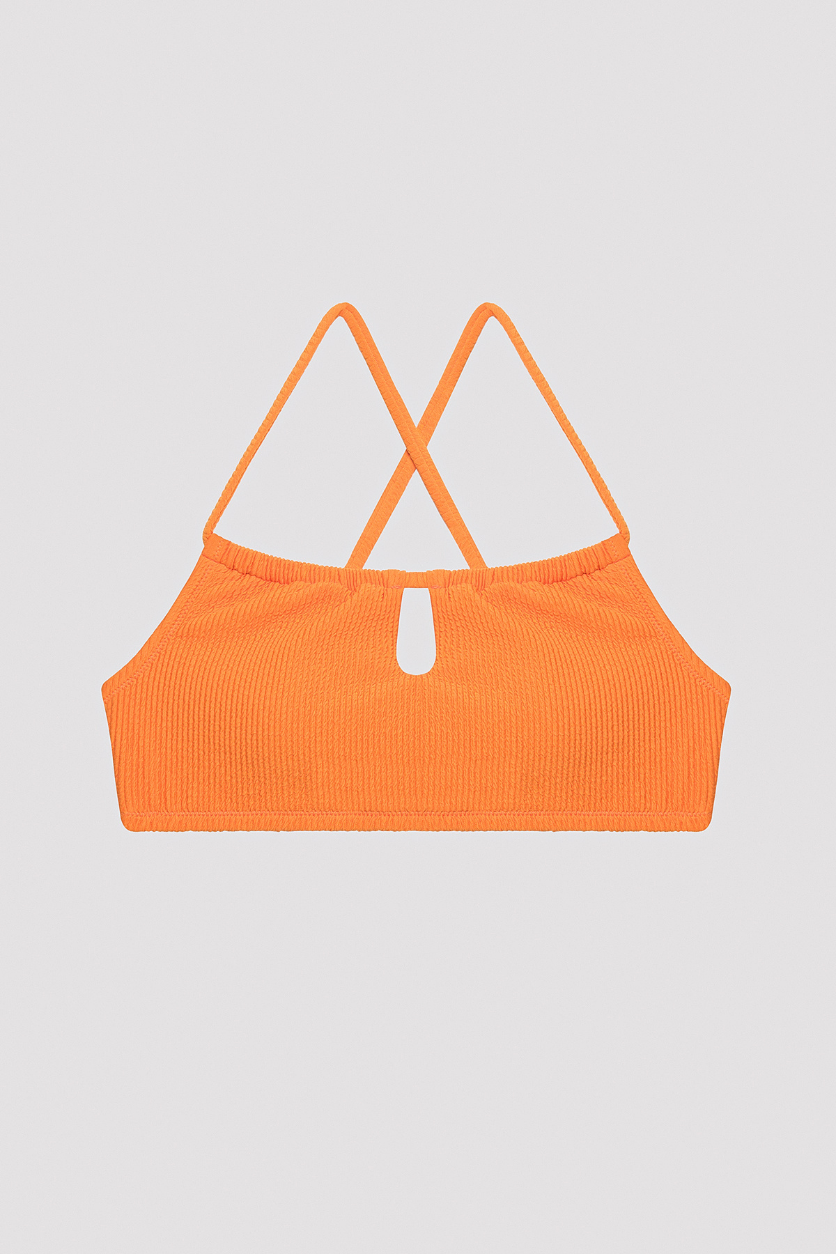 Penti-Junges Mädchen Orange Bacis Neckholder Bikini Set 2