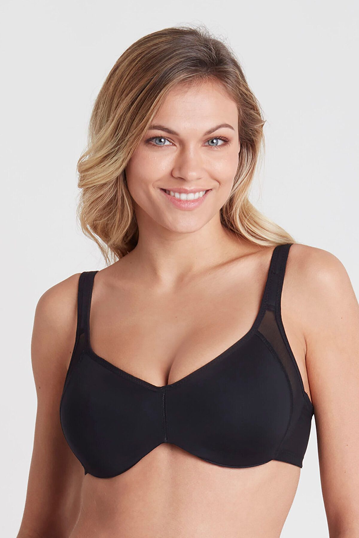 Penti-Μαύρο Σουτιέν με συρματόσχοινο Plus Size Gathering 4