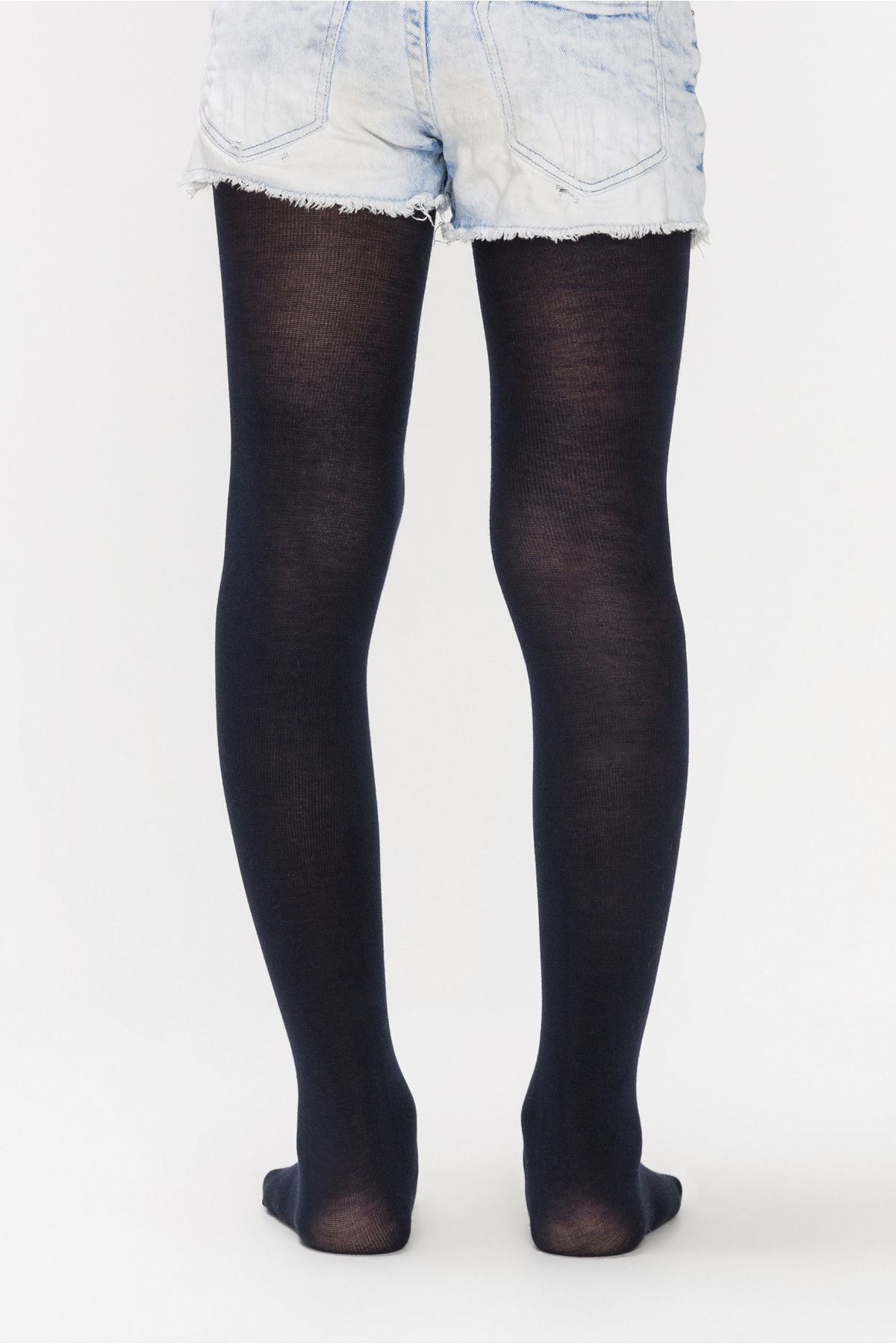 Penti-Black Children's Angora-wool Mix Pantyhose 2