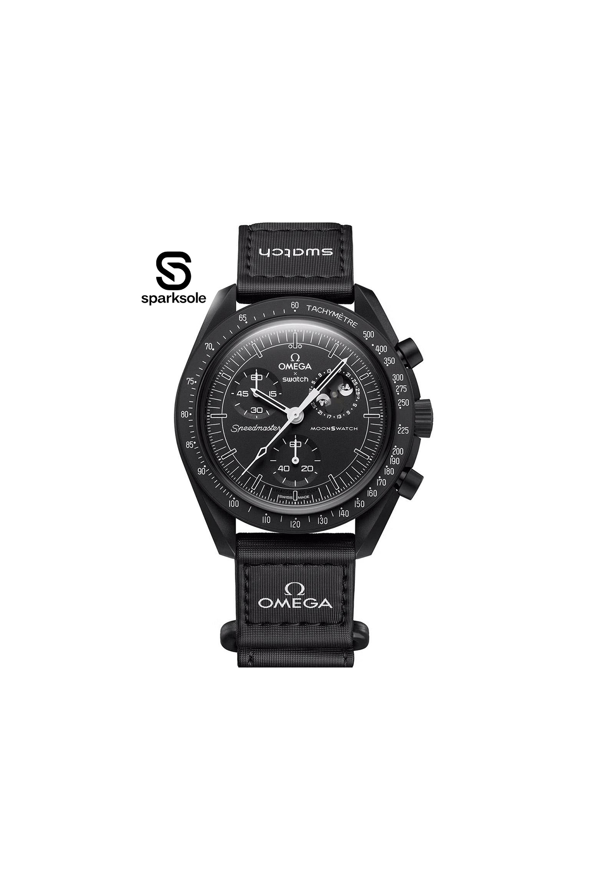Swatch x Omega Moonphase Snoopy Black -SPARKSOLE - Fiyatı, Yorumları