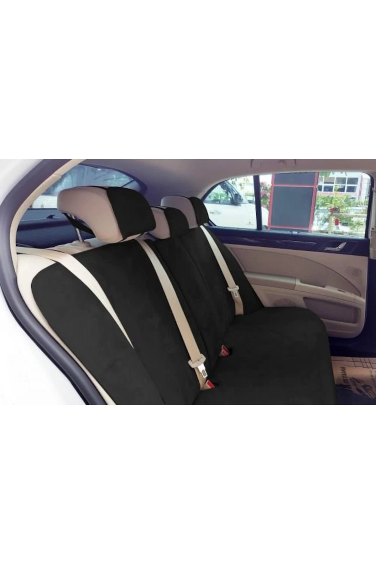Genel Markalar Ford Tourneo Connect Yeni Nesil Koltuk Koruyucu 2014 ve Sonrası Ön-Arka Kılıf Minder SİYAH fotoğrafı 3 (önizleme)
