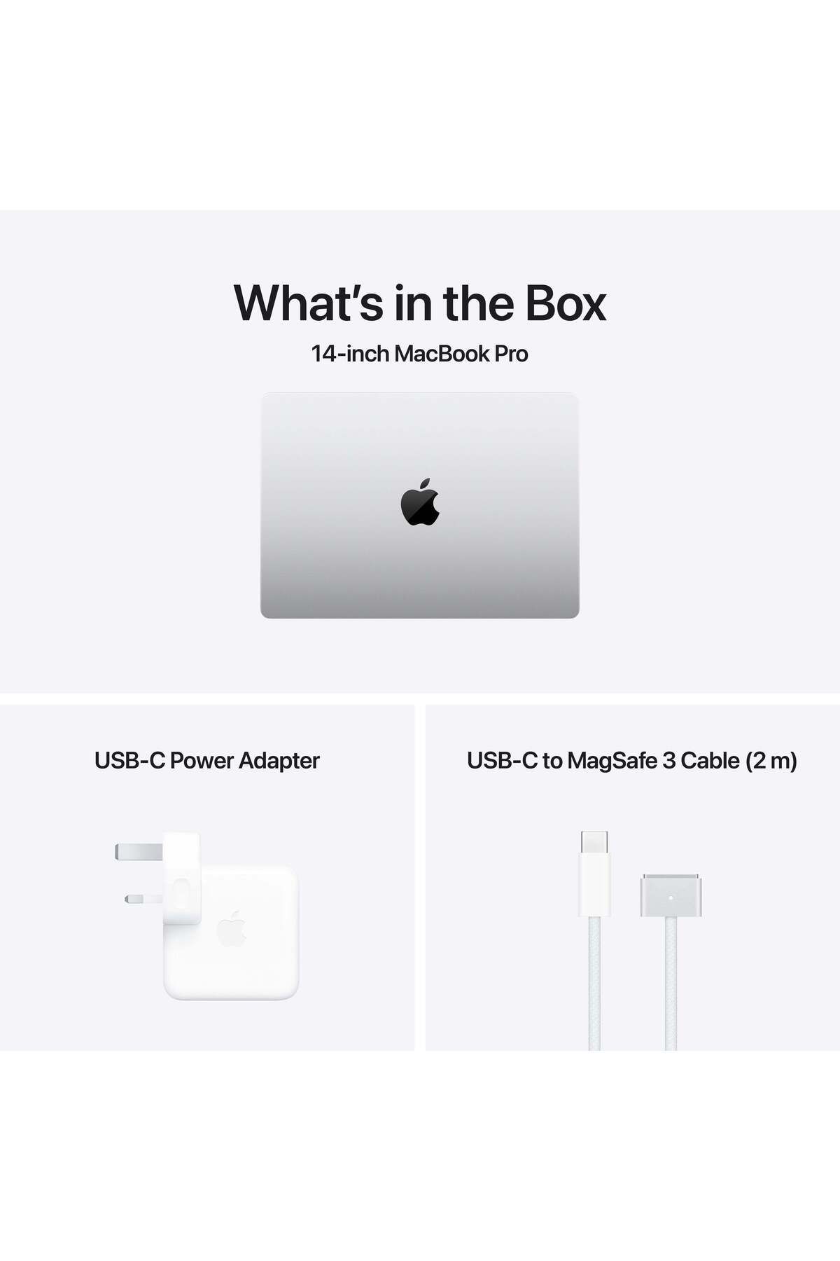 Apple-ماك بوك برو مقاس 14 بوصة: شريحة M4 مع وحدة معالجة مركزية 10 أنوية ووحدة معالجة رسومية 10 أنوية، وSSD سعة 1 تيرابايت - فضي 8