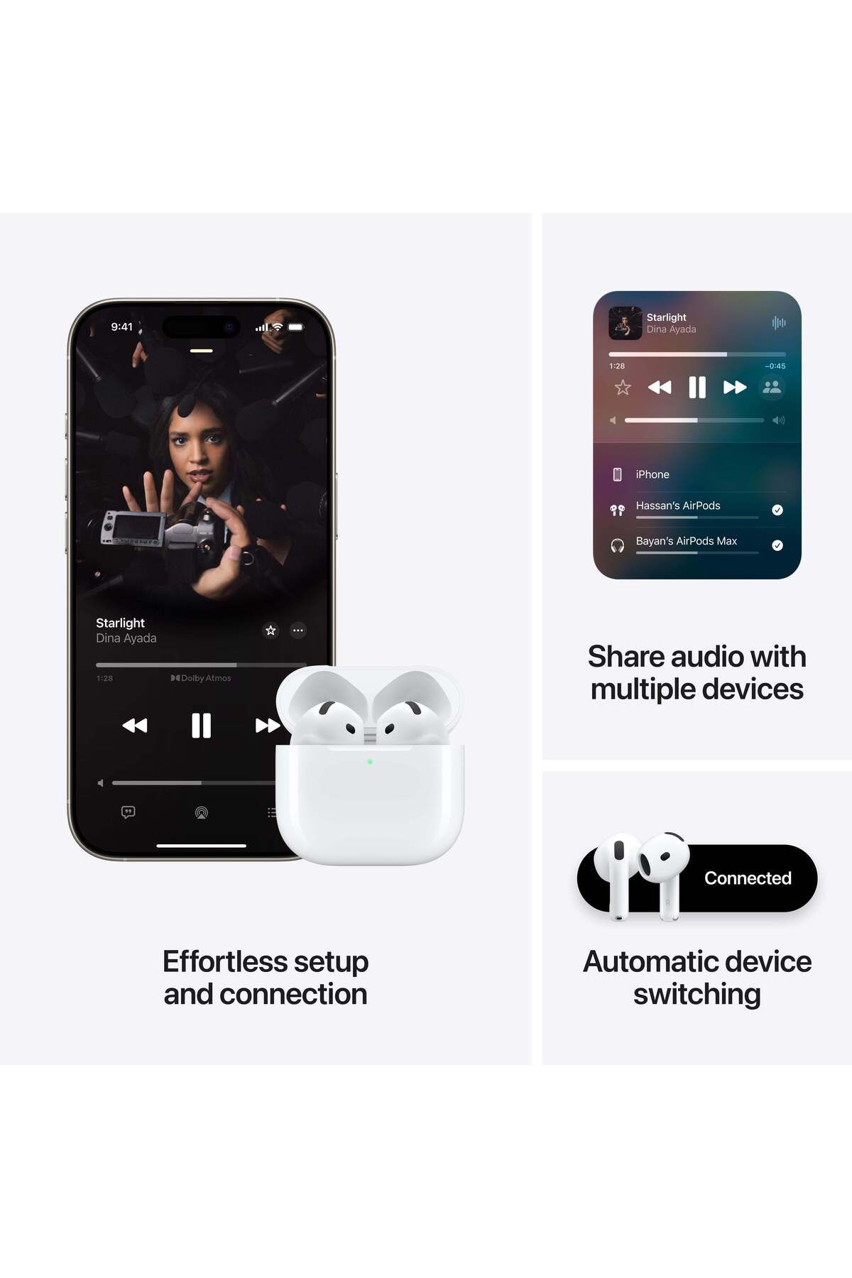 Apple-سماعات AirPods 4 مع خاصية إلغاء الضوضاء النشطة 8