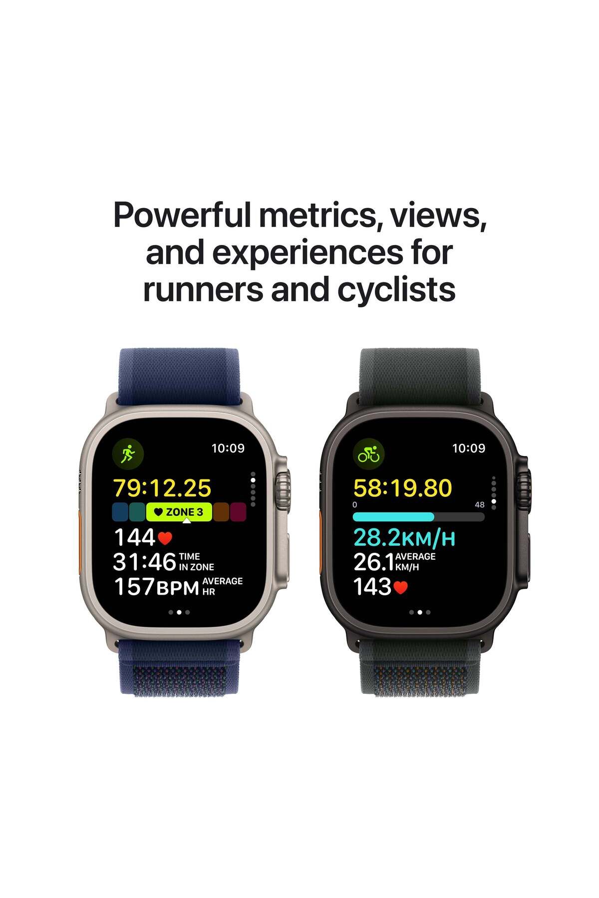 Apple-Watch Ultra 2 GPS + Cellular 49mm Black Titanium Case with Black Trail Loop - M/L 4