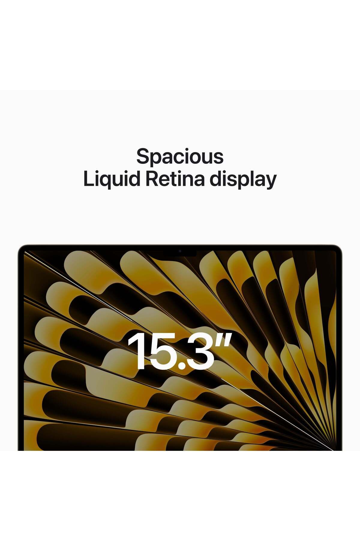 Apple-15-inch MacBook Air: M2 chip with 8_core CPU and 10_core GPU, 256GB SSD - Starlight 5