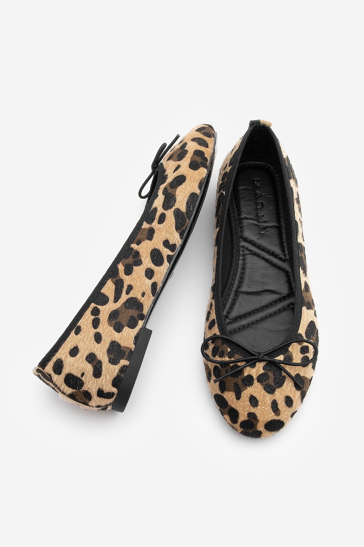 Marjin-Damen Täglich Ballerinas Runde Nase Ballerinas Ballerinas Adusa Leopard 7