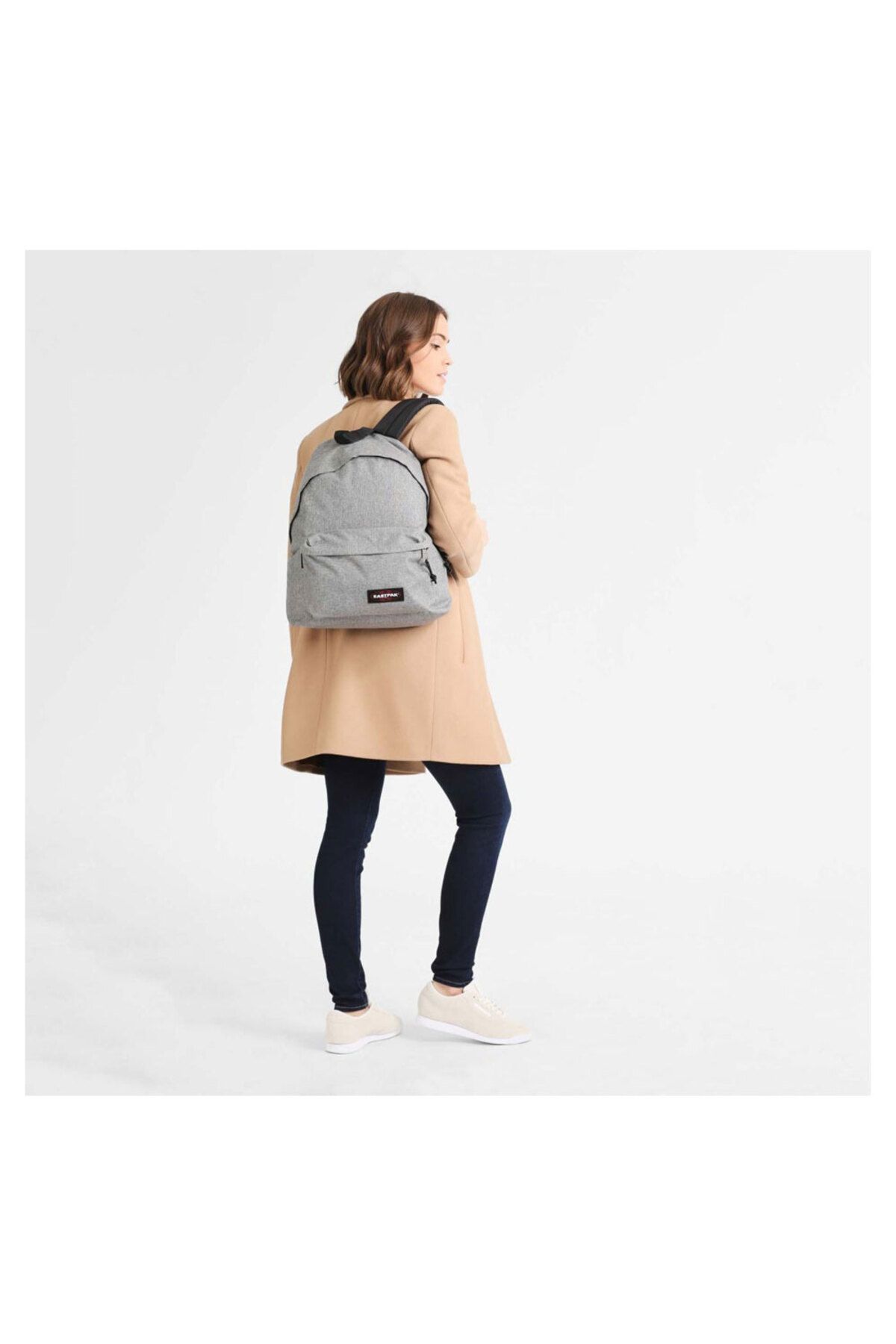Eastpak-Unisex Gray Padded Pak'r Backpack 5