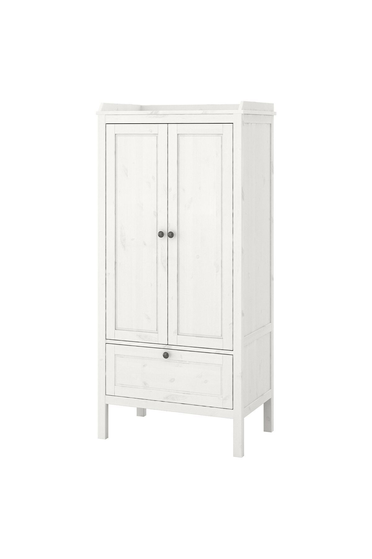 IKEA SUNDVIK çocuk gardırobu, beyaz, 80x50x171 cm 102.696.96 fotoğrafı 3 (önizleme)