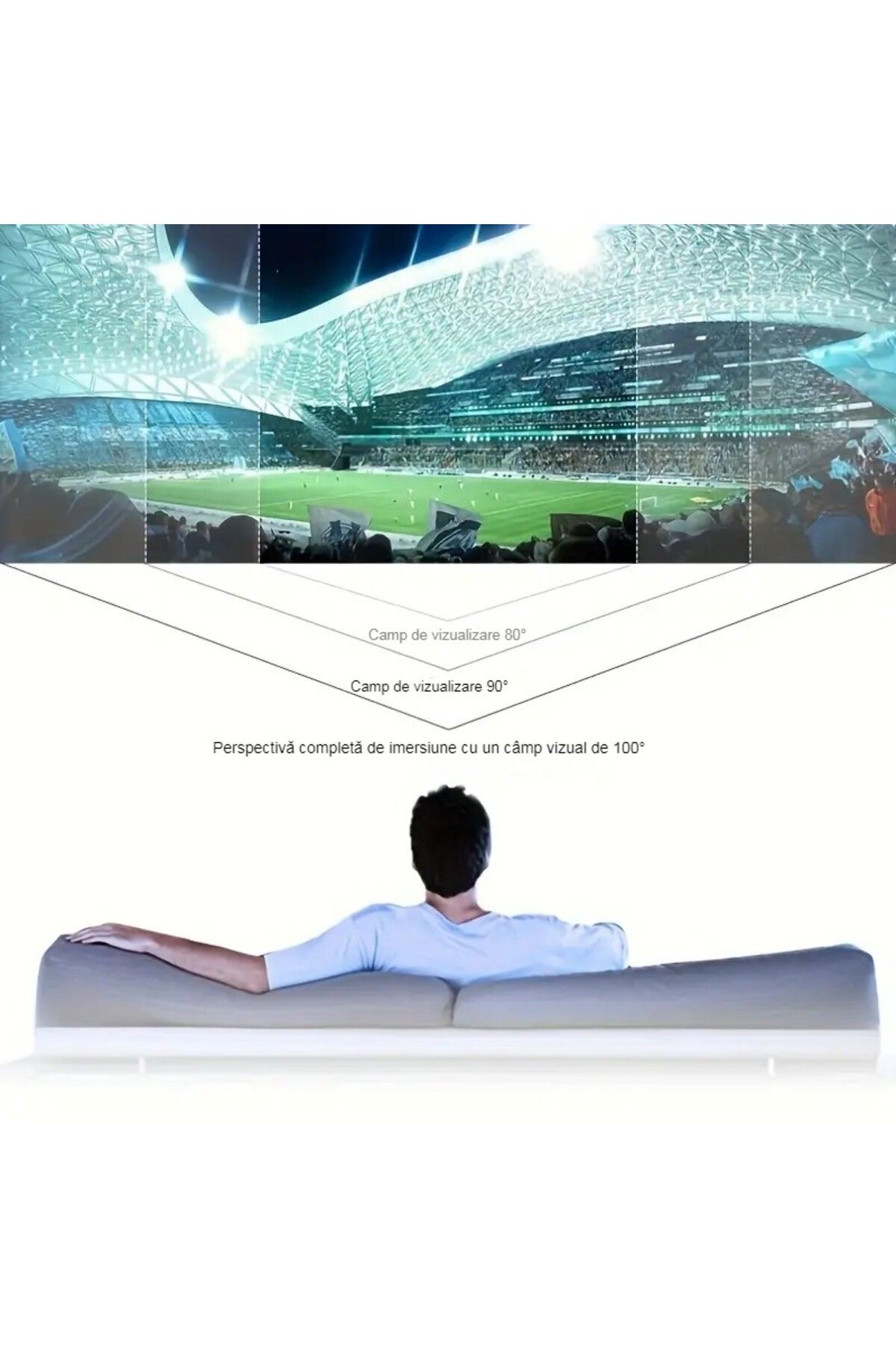 MILARIS-VR 3D Glasses, Compatible with iOS and Android, Bluetooth Headset with Gamepad, Modern and attractive design 2