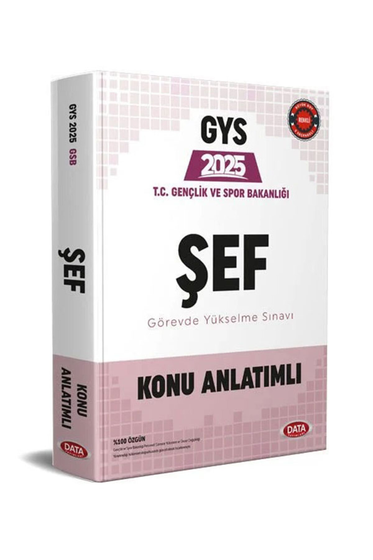 Data Yayınları 2025 GYS Gençlik ve Spor Bakanlığı ŞEF Görevde