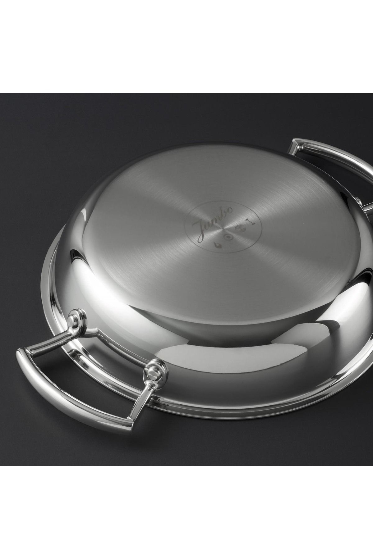 Jumbo-Gourmet Steel Rice Pot 24 cm 6
