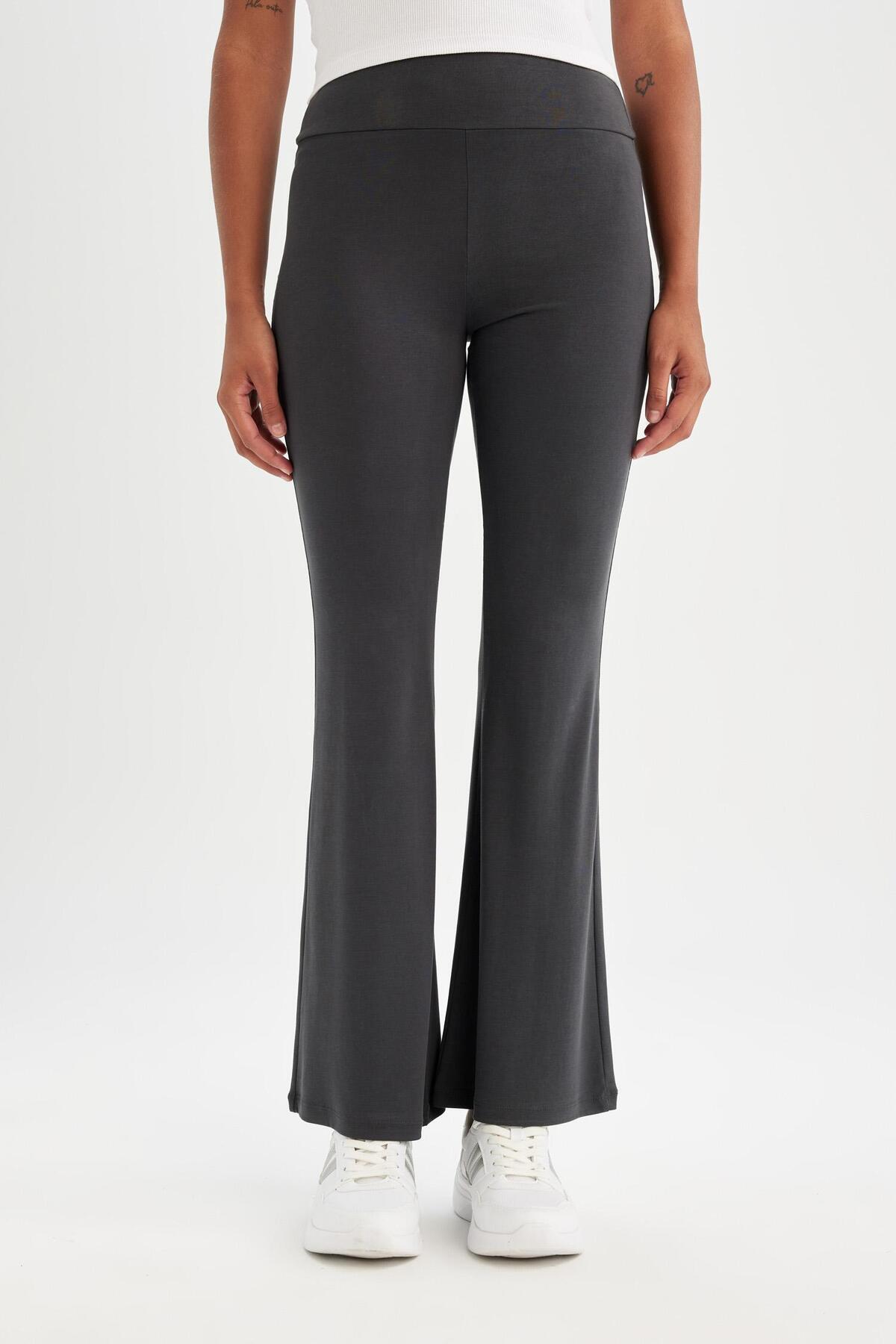 DeFacto-DeFactoFit Modalhose mit ausgestelltem Bein C0420AX24SM 4