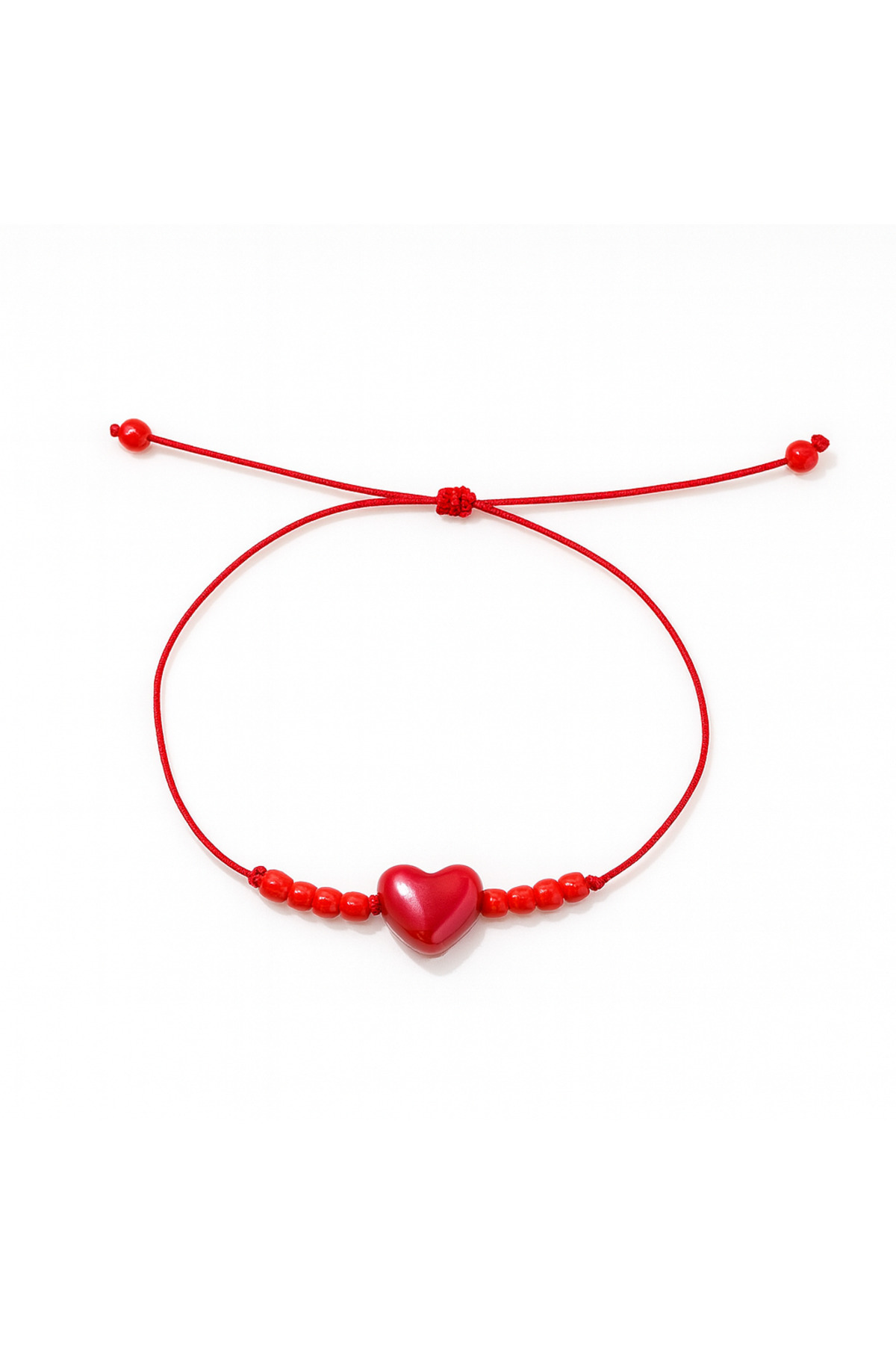 Femenino Asansörlü Ayarlanabilir Murano Kalp Figürlü Halhal