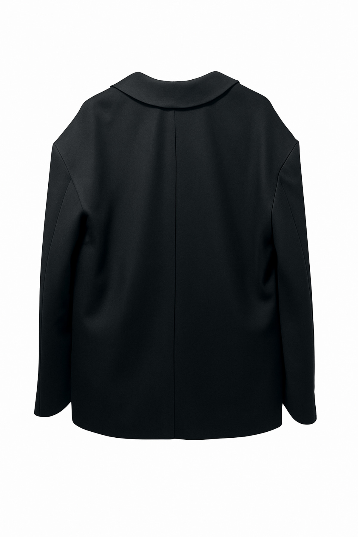 BYBEYEMS GİYİM  Siyah Erkek Klasik Kışlık Kaşmir Kaban - Görsel 7