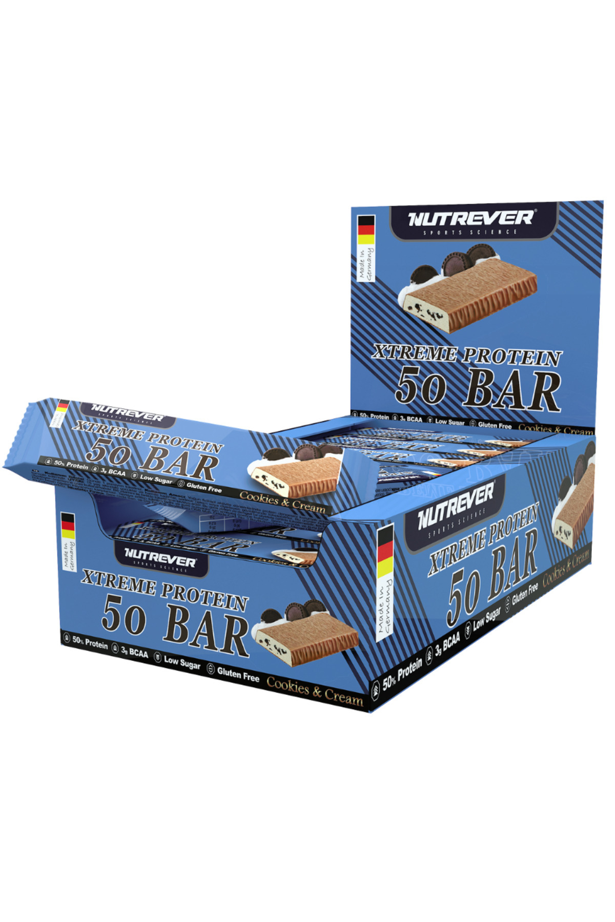 Nutrever Xtreme Protein Bar 50 G 24 Adet Kurabiye & Krema 37689