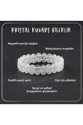 OSMANLI DOĞAL TAŞ Sertifikalı Kristal Kuvars Roleks Bileklik-b797