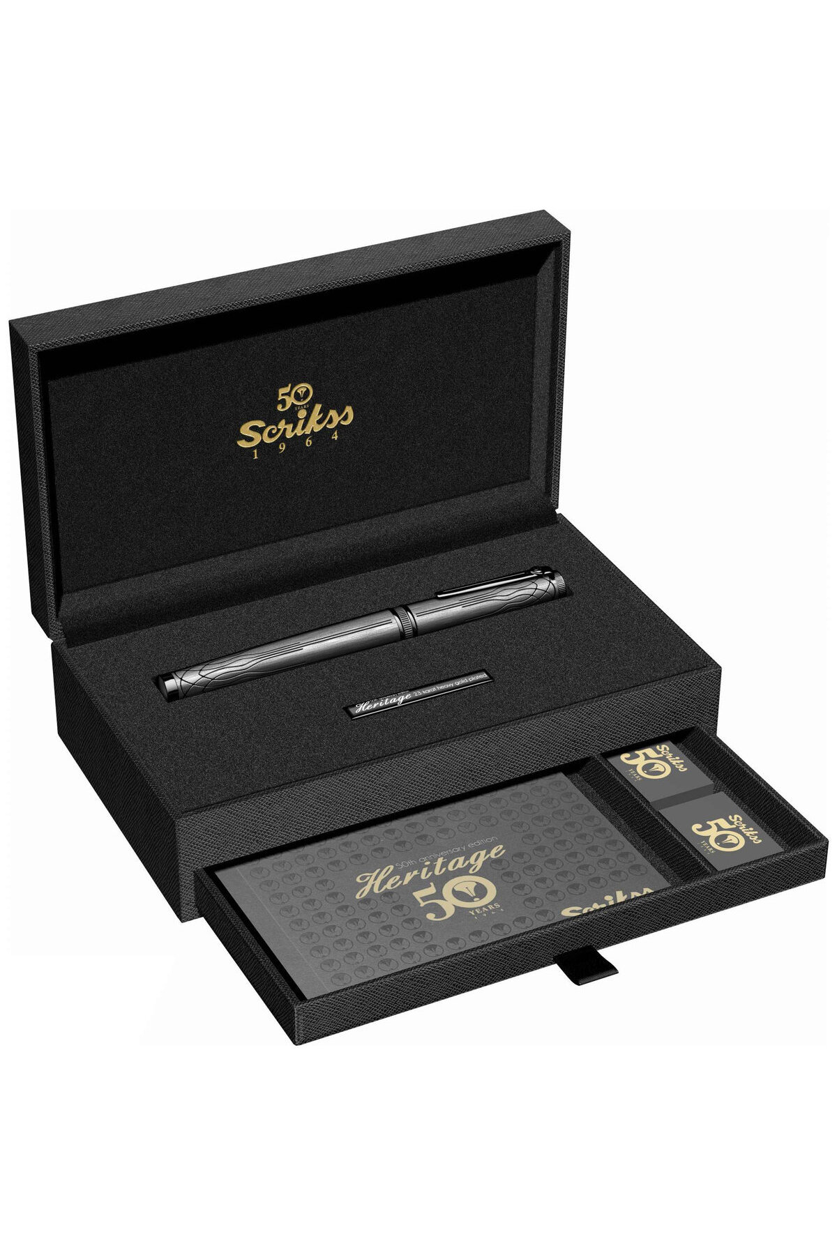 WizDesign HERİTAGE ROLLER TITANIUM MATTE BLACK (LIFETIME WARRANTY-LUXURY BOXED-PERSONALIZED)