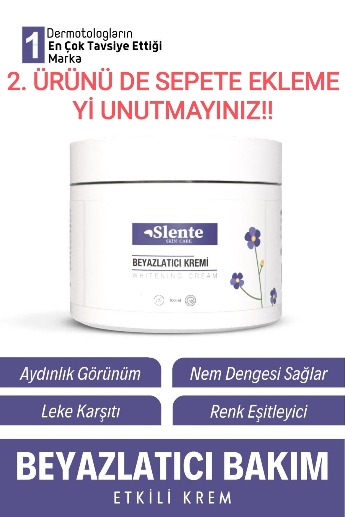 Koltuk Altı-Diz-Dirsek Ve Bikini Bölgesi Cilt Beyazlatıcı Krem 100 ml Skin Whitening Cream — SLT7 — تصویر 5 از 5