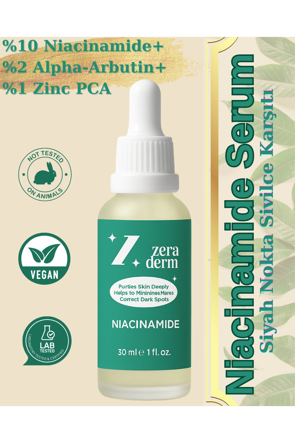 B3 Vitamini Niacinamide % 2 Alpha-Arbutin + İçeren Aydınlatıcı — LURJİNiacinamide — تصویر 7 از 9