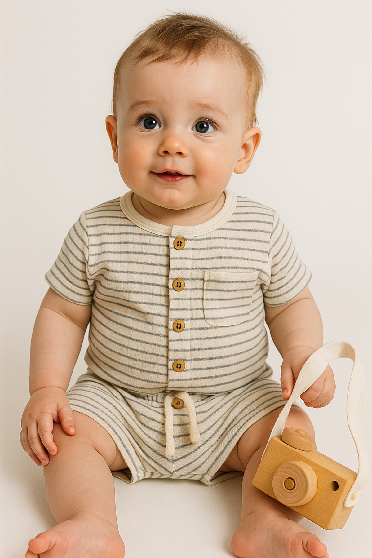 Müslin Kumaş Yazlık Bebek Takım