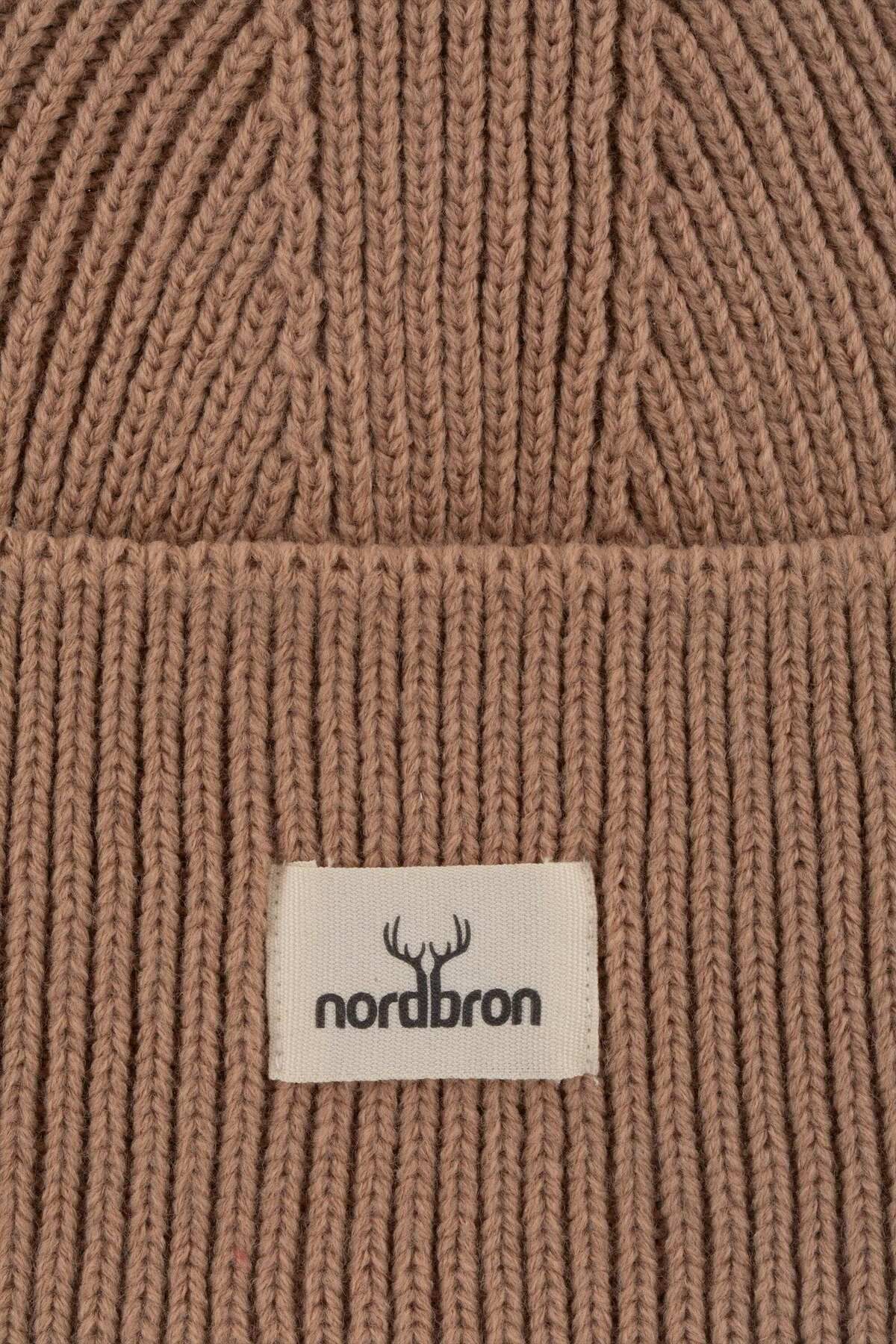 Nordbron-Camel Unisex Acrylic Logo Soft Knitwear - Stretchy Ribbed Winter Beanie 5