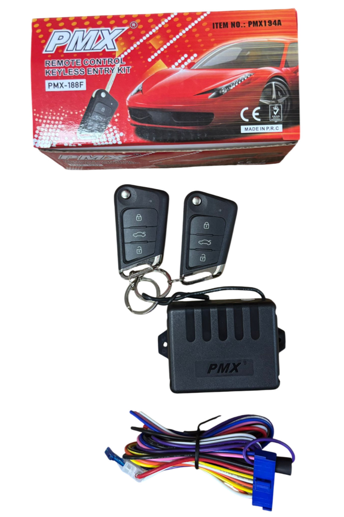 PMX 12 Volt Sustalı Uzaktan Kumanda Açma Kapama Merkezi Kilit 194A