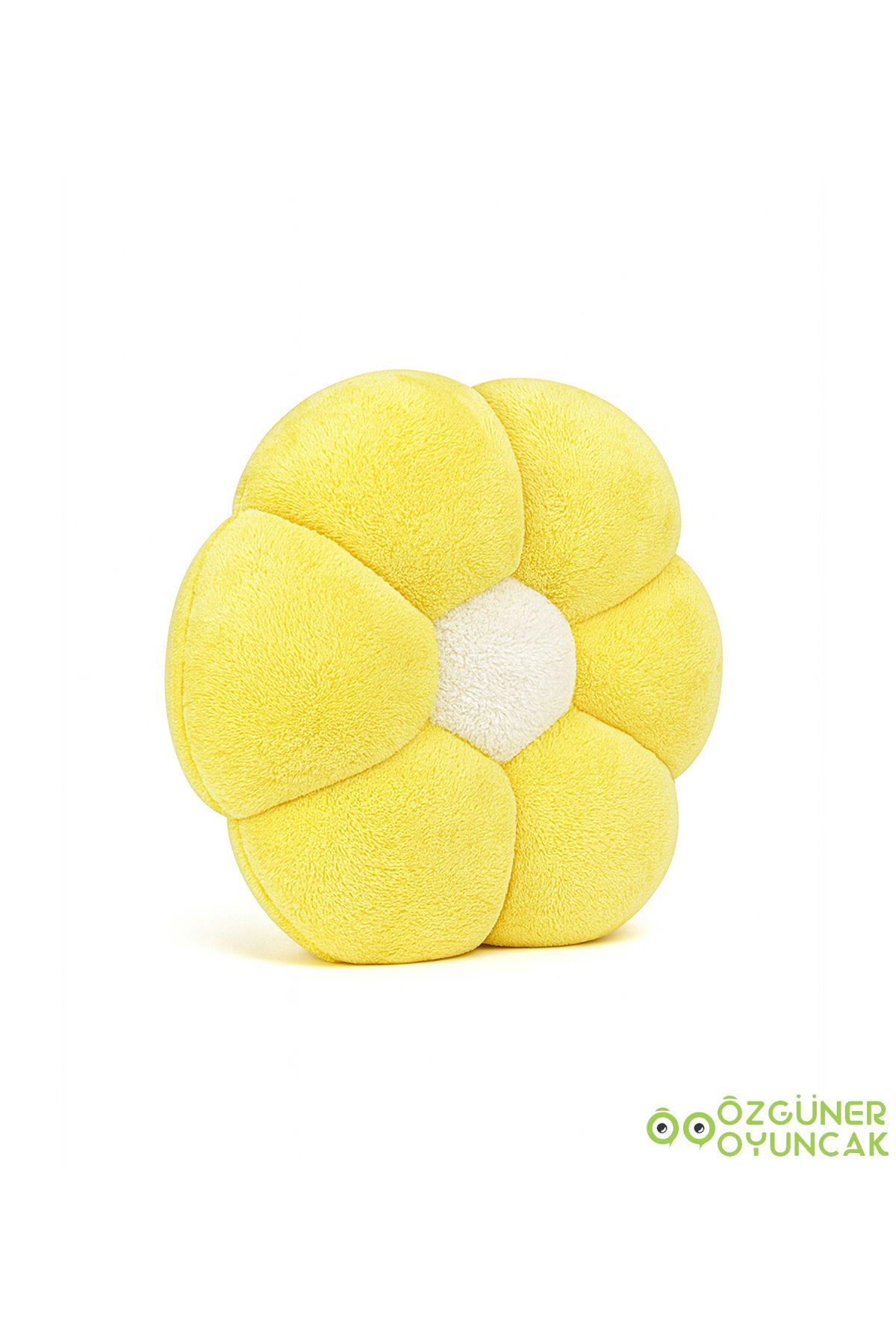 Özgüner Oyuncak-Decorative Daisy Shaped Plush Pillow 40 cm – Soft and Comfortable Design 3