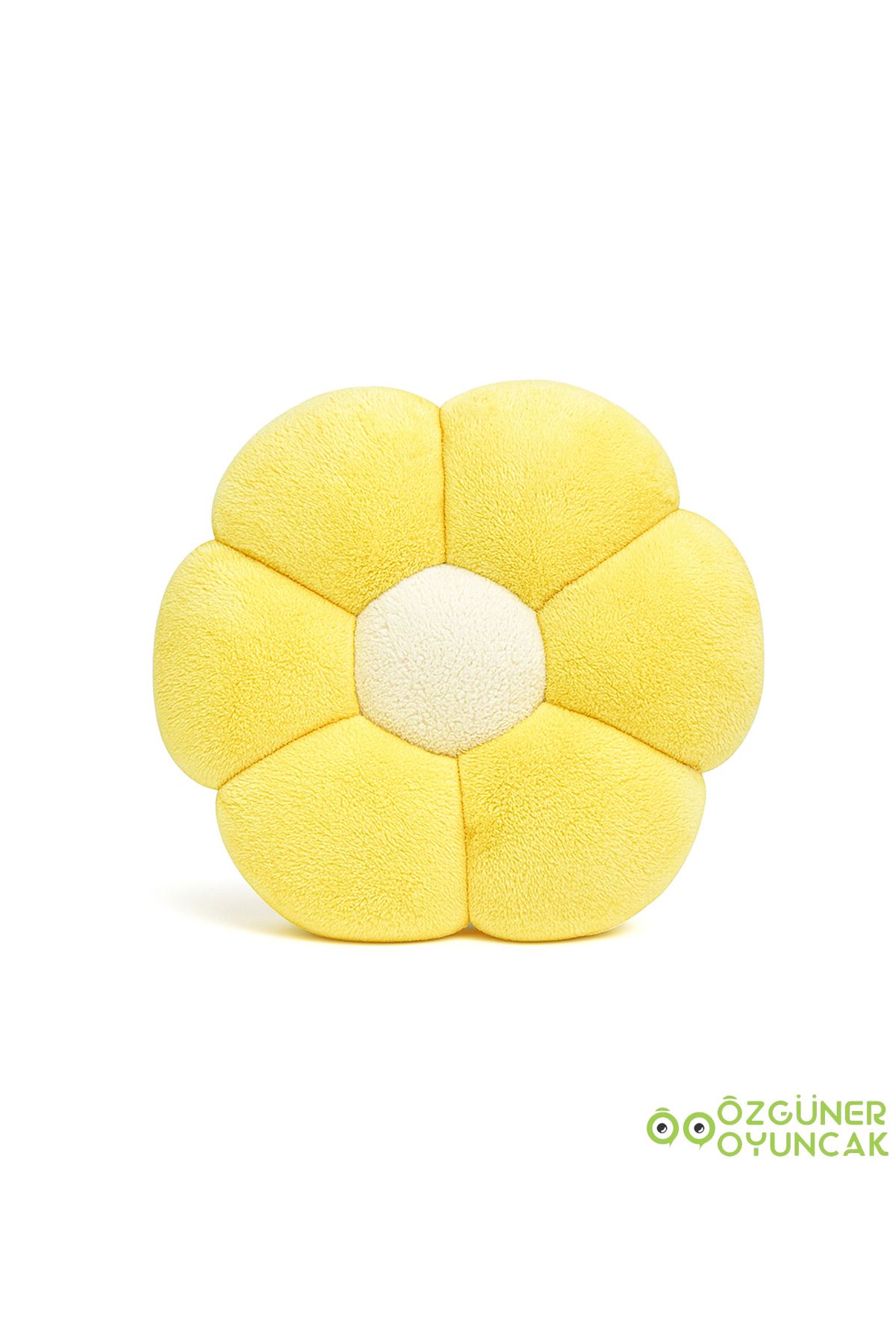 Özgüner Oyuncak-Decorative Daisy Shaped Plush Pillow 40 cm – Soft and Comfortable Design 2