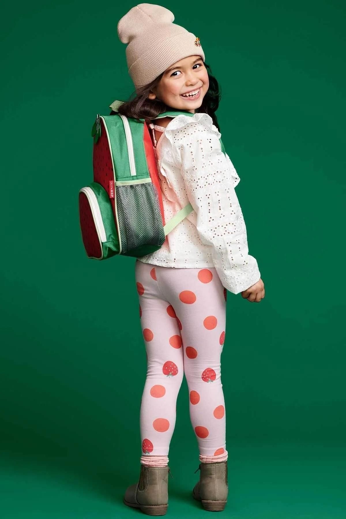 Skip Hop-Strawberry Patterned Zoo Medium Size Backpack 3