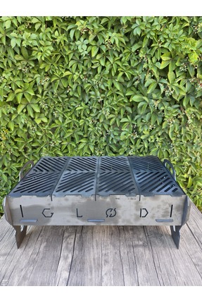 Canka Metal Glod Kamp Mangalı | Demonte, Şık ve Kompakt Tasarım + Fermuarlı T...