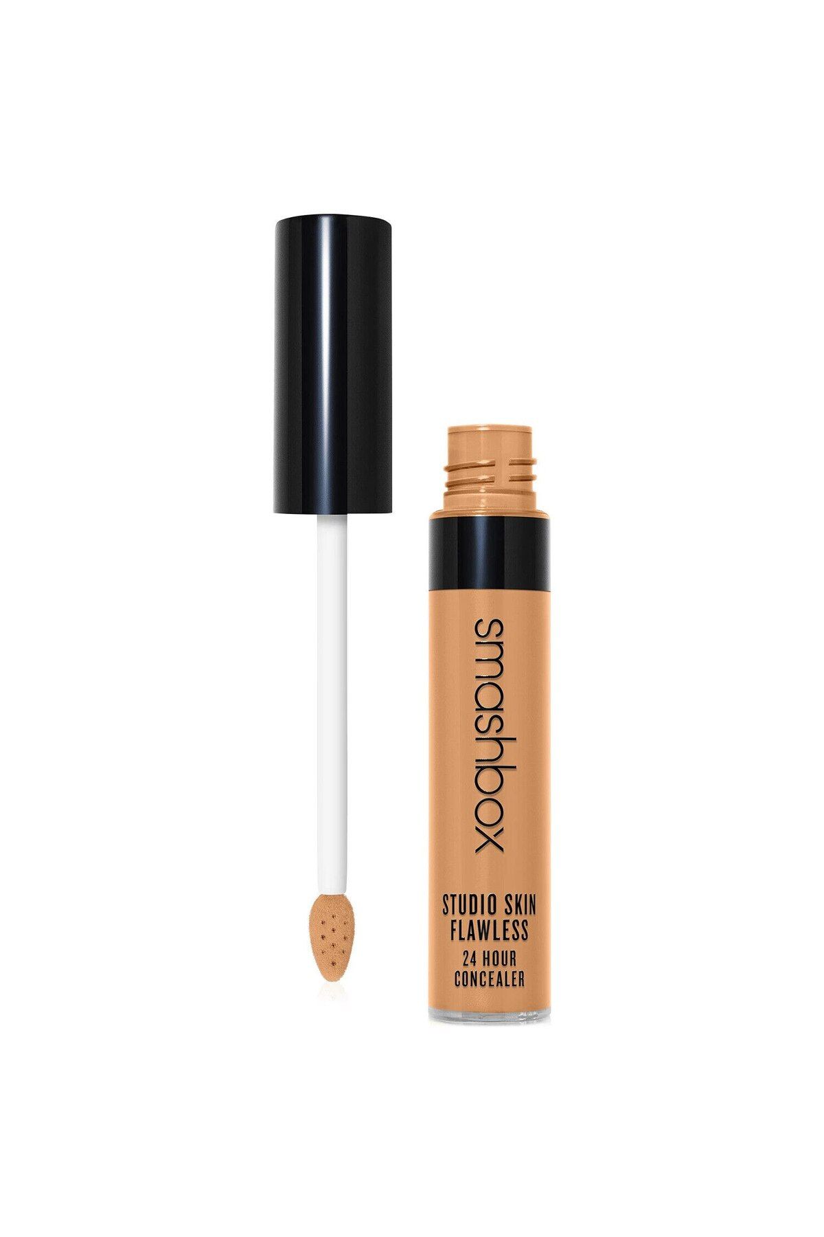 Smashbox-Corector lichid cu pensula Studio Skin Flawless 24 Hour, Mediu Cald Auriu, 8 ml 2