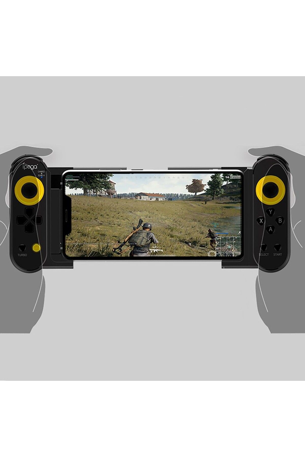 ipega-Dual Thorn bluetooth gamepad, Turbo function, 5.5-10 inch telescopic stand, iOS, Android, 3