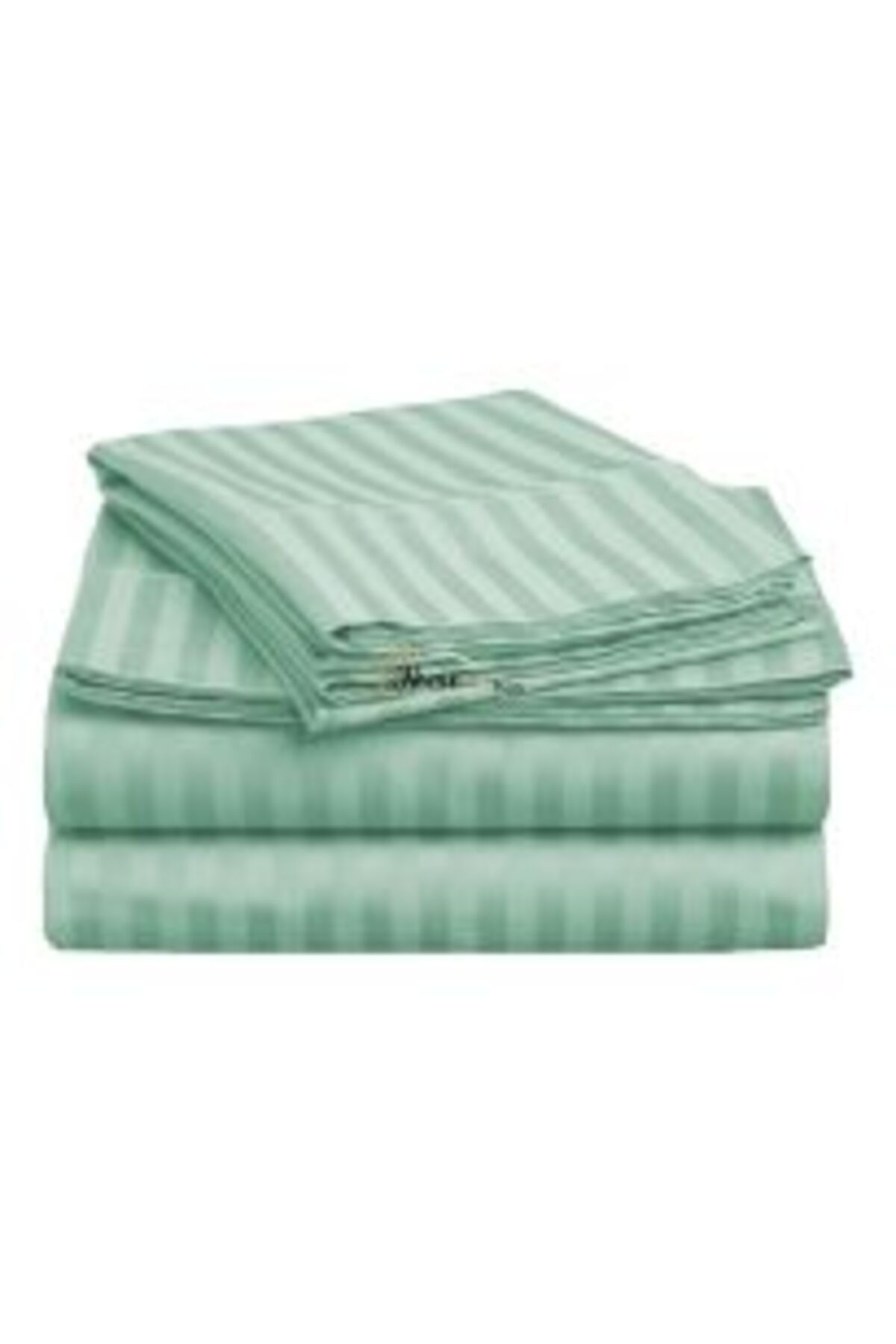 HomePuls-Bed Sheet with Elastic Damask Cotton 100% 1 cm Stripe, 210 x 250 cm, Suitable for 160 x 200 cm Mattr 7