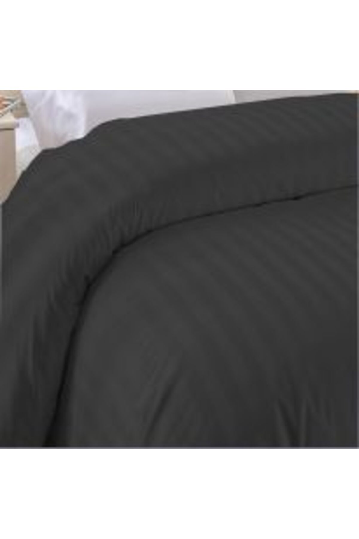 HomePuls-Pillowcase Damask Polycotton Stripe 1 cm, 40 x 40 cm and Hem with 3.5 cm Border, Yellow 8