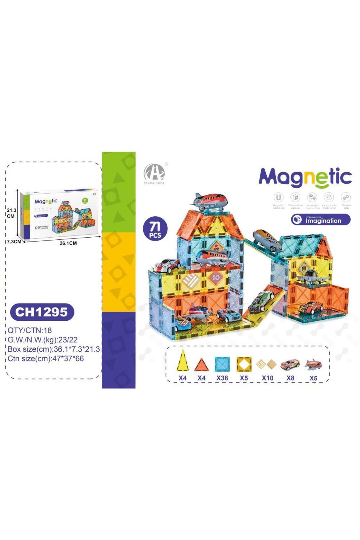 BAŞEL OYUNCAK Magnetic Tiles 71 Parça Ch1295 - Fiyatı, Yorumları
