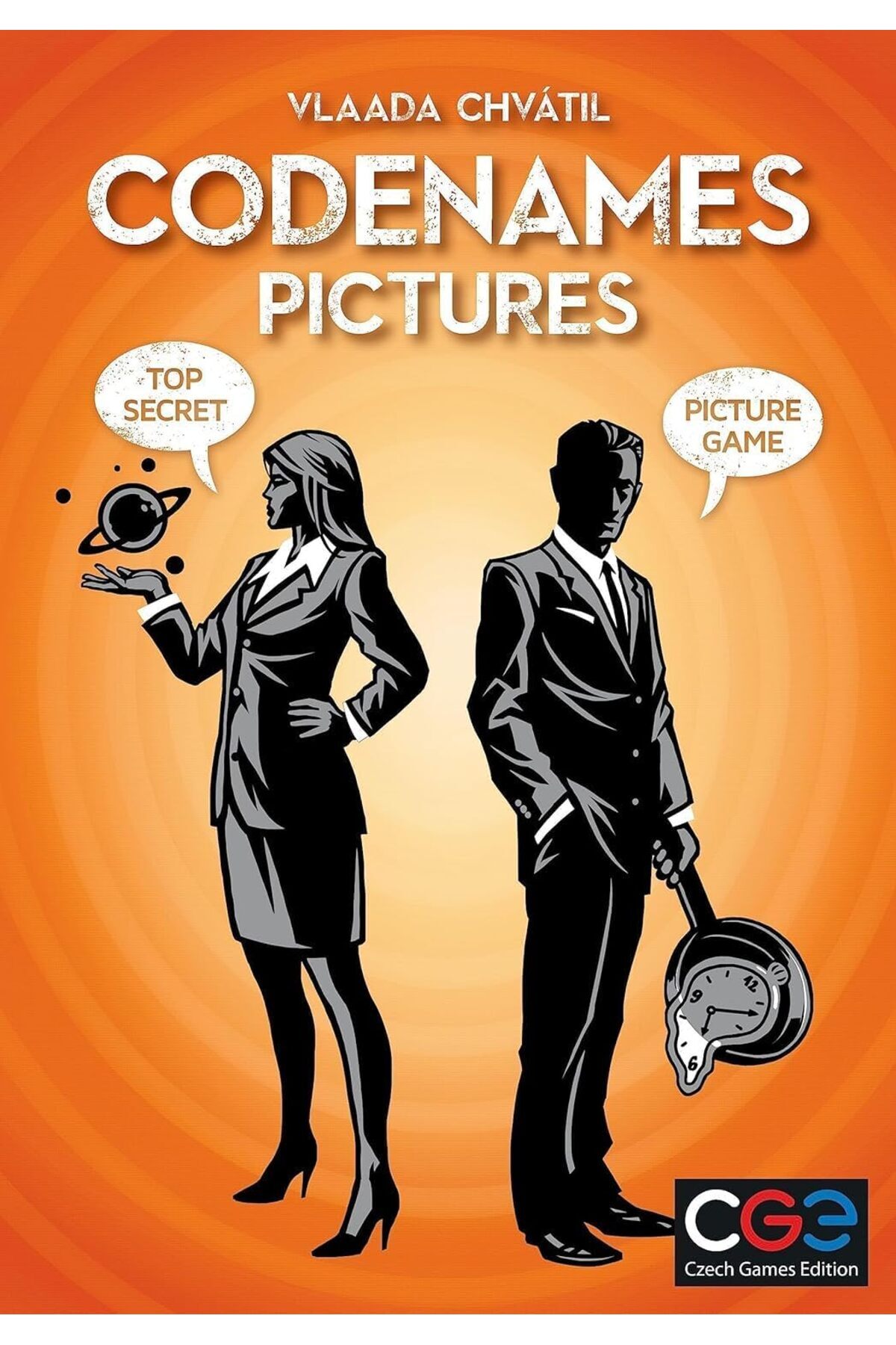 SUKILO-Codenames Pictures Party Game Bundle with Drawstring Bag 4