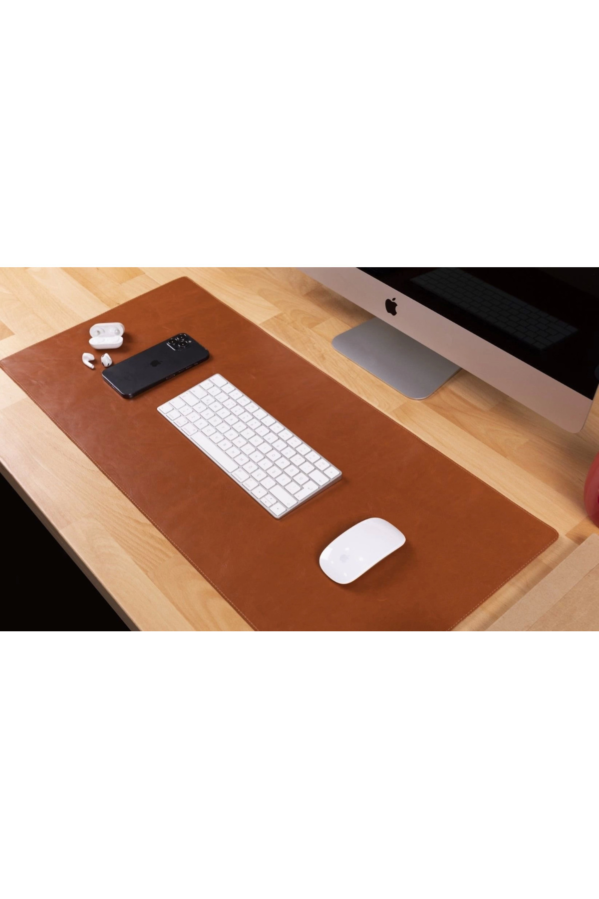 Ronanna Deri Masa Matı 80*37cm RST2 Taba