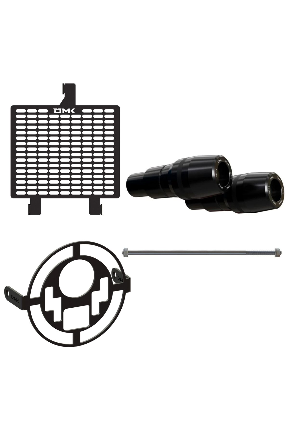 パーツ TOMOUKI Dmk Motosiklet Aksesuar ZONTES ZT 200C Uyumlu 3'lü Koruma Paketi