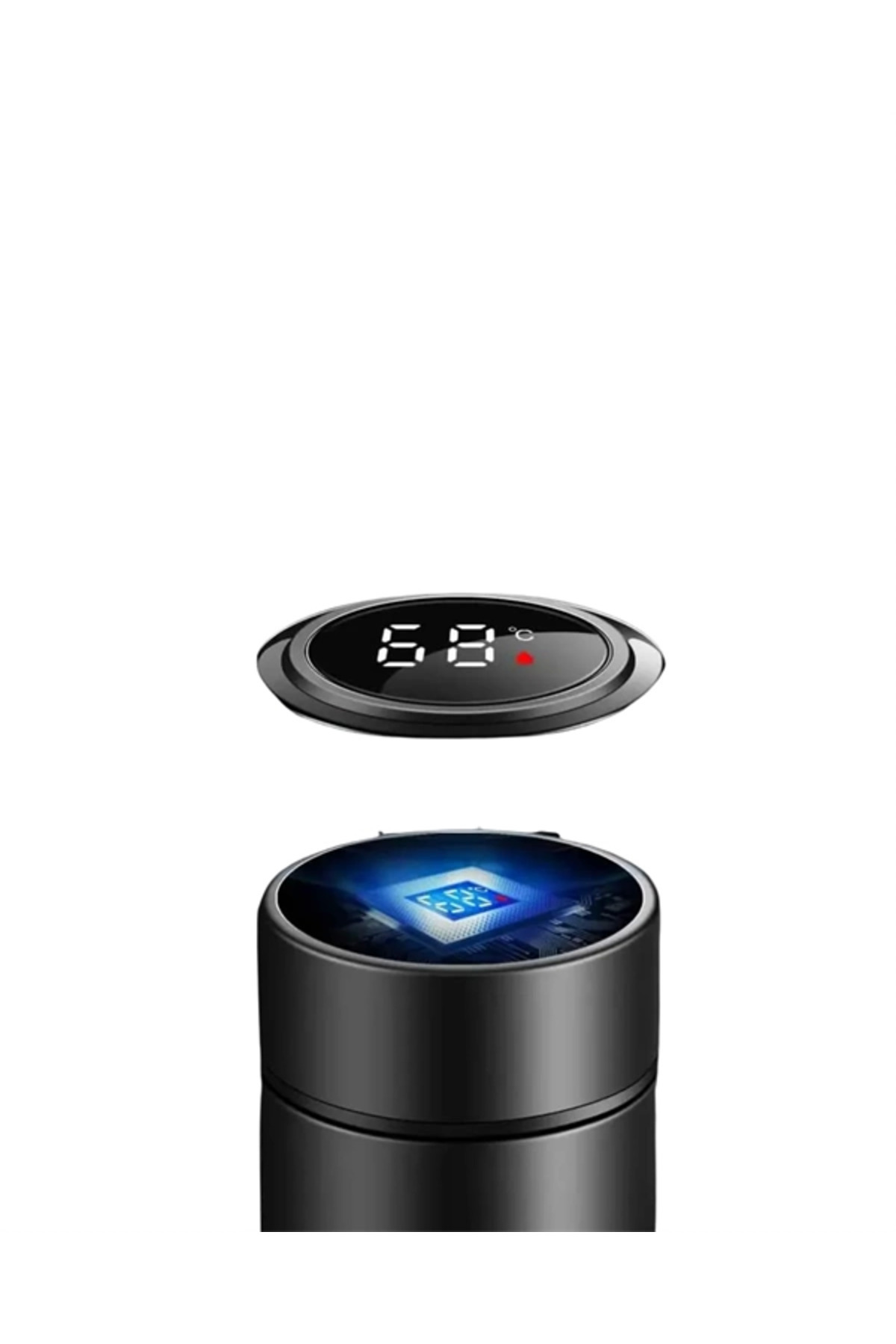CPU ELEKTRONİK-500ml Insulated Thermos Bottle with Led Temperature Gauge 4