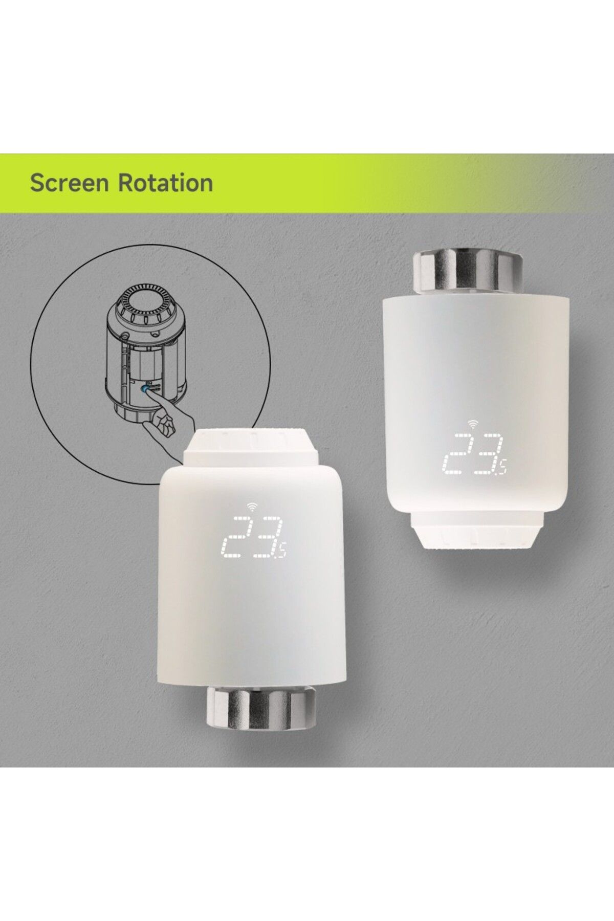 BeOk-Termostat inteligent pentru radiator, WiFi, Android iOS, control vocal Alexa, programabil 6
