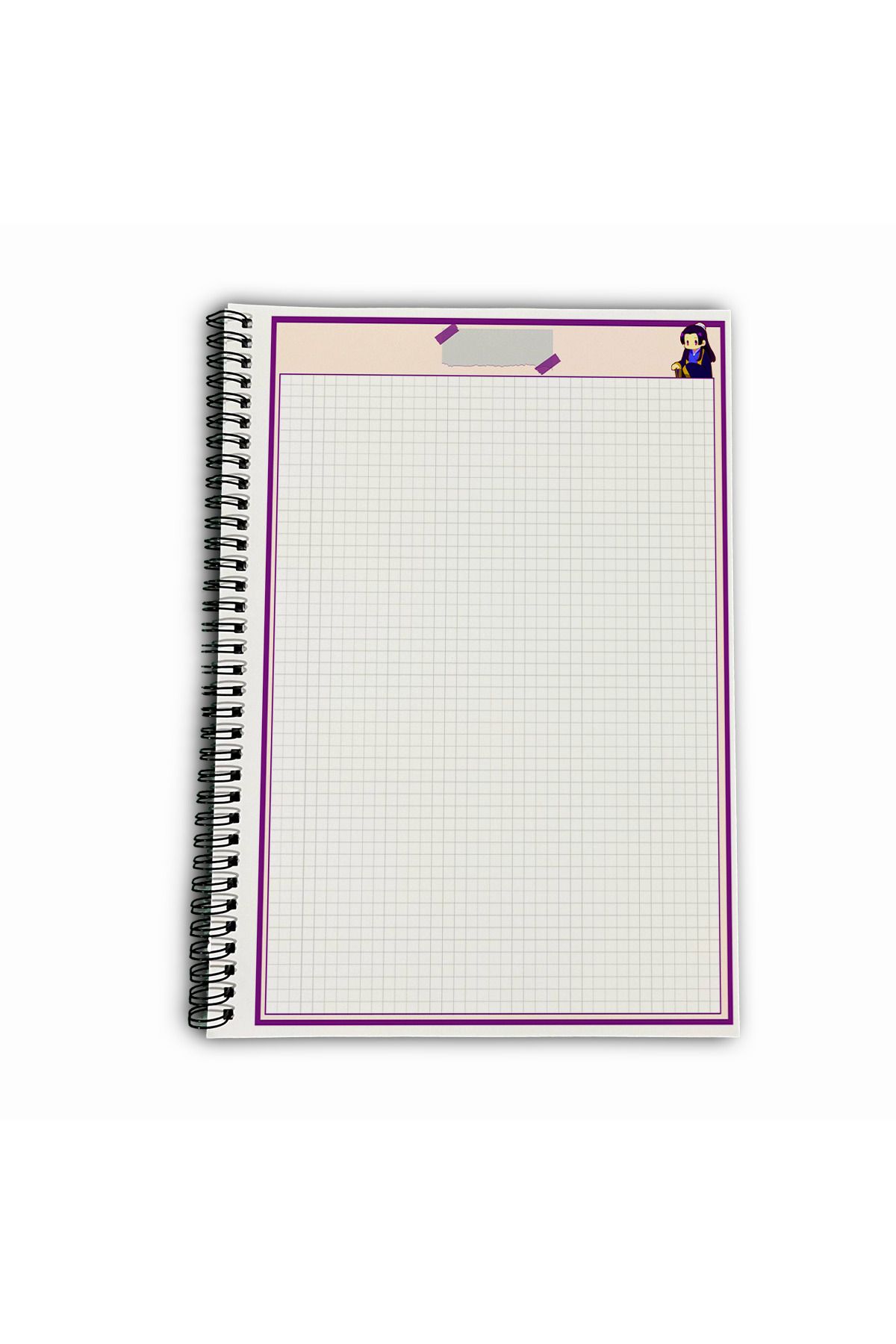 Define Moyas-The Apothecary Diaries Jinshi Checkered A4 School Notebook 72 Sheets 6